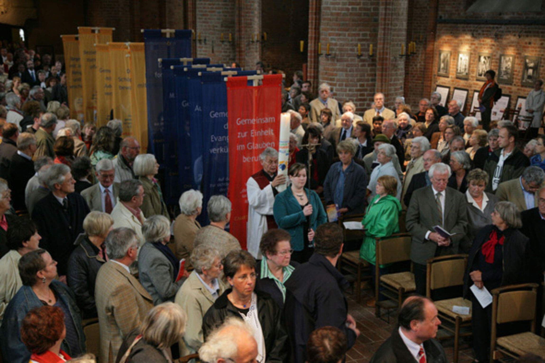 Einzug zum Gottes dienst in der Marktkirche