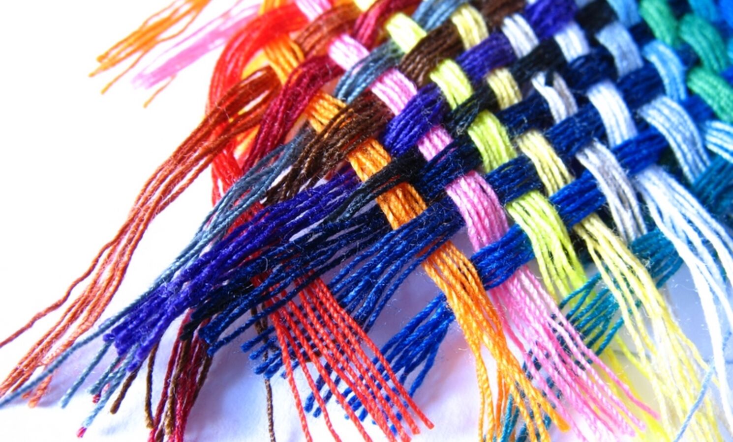 Buntes Geflecht